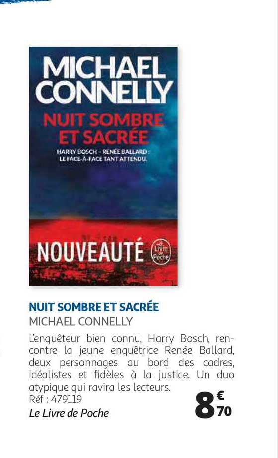 nuit sombre et sacrée michael connelly