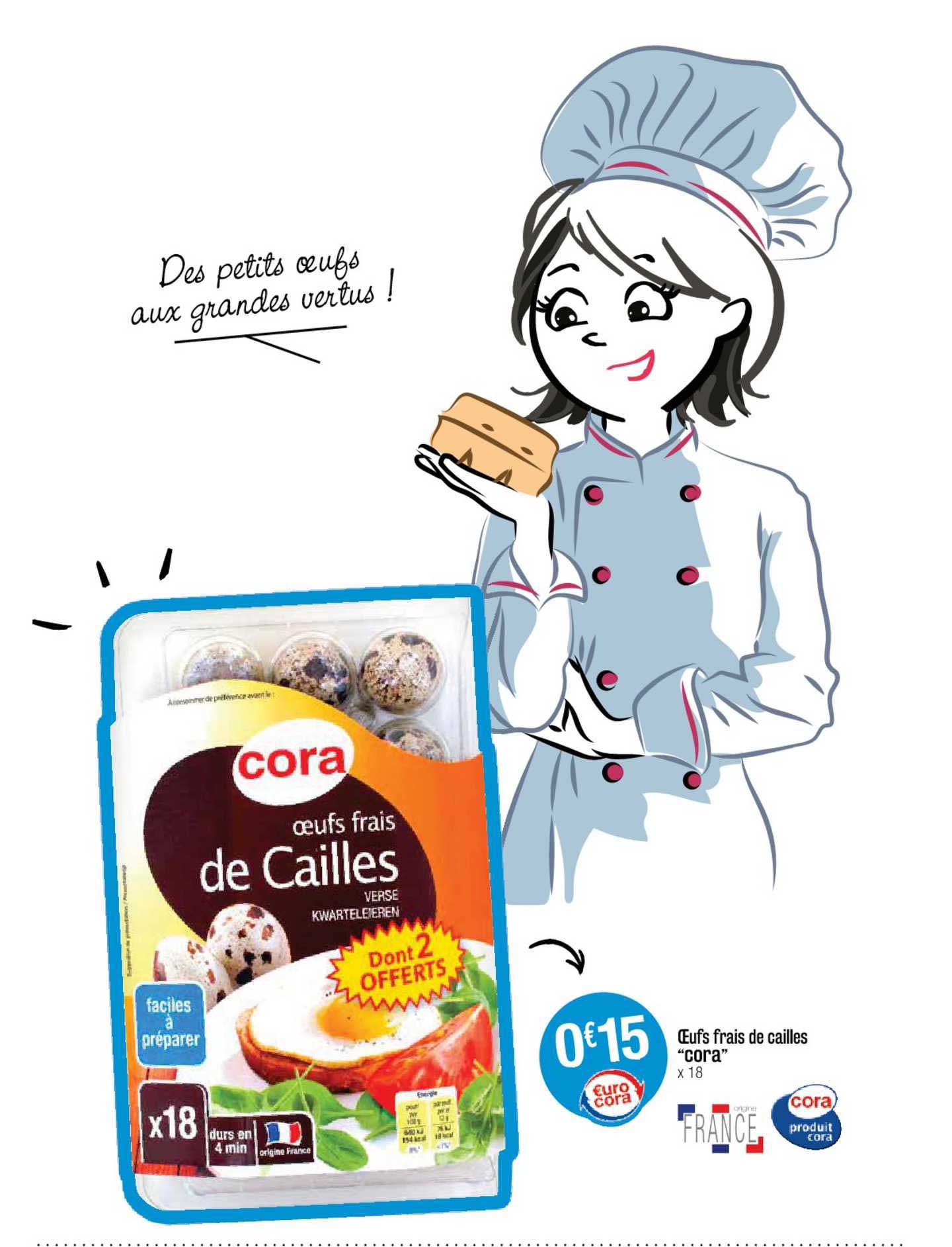 Oeufs Frais De Cailles "cora"