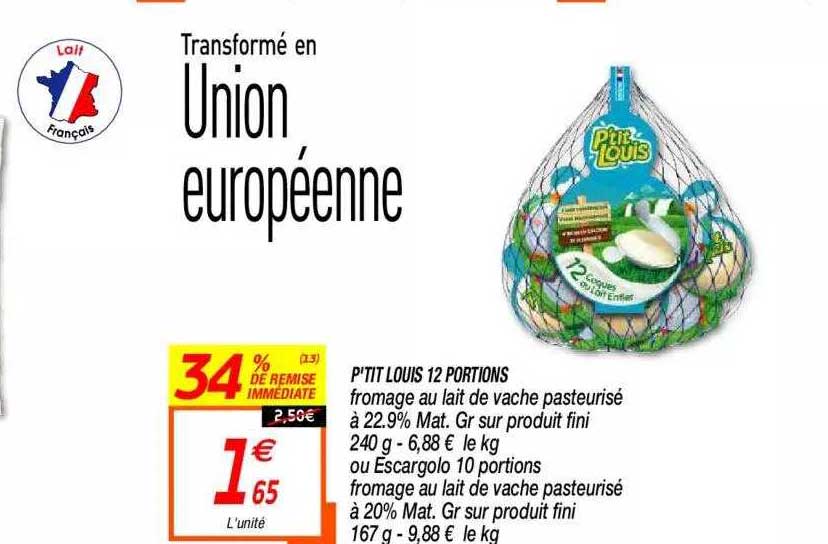 p'tit louis 12 portions