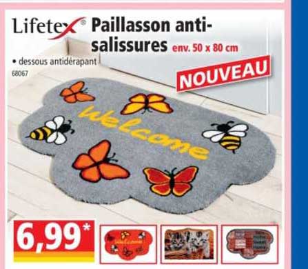 paillasson anti-salissures lifetex