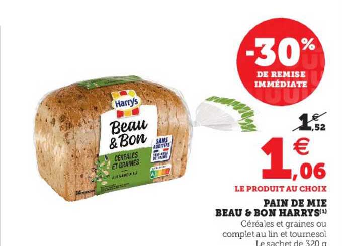 pain de mie beau & bon harrys