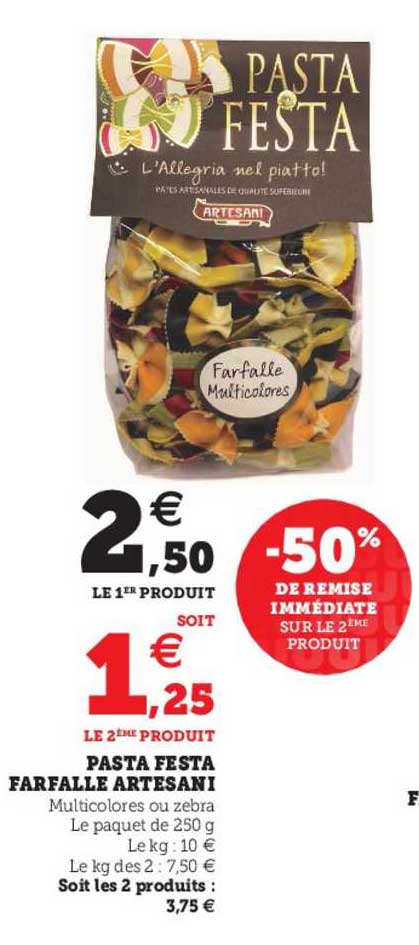 pasta festa farfalle artesani