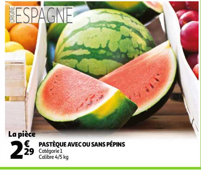 Pastèque Avec Ou Sans Pépins