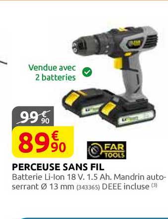 perceuse sans fil far tools