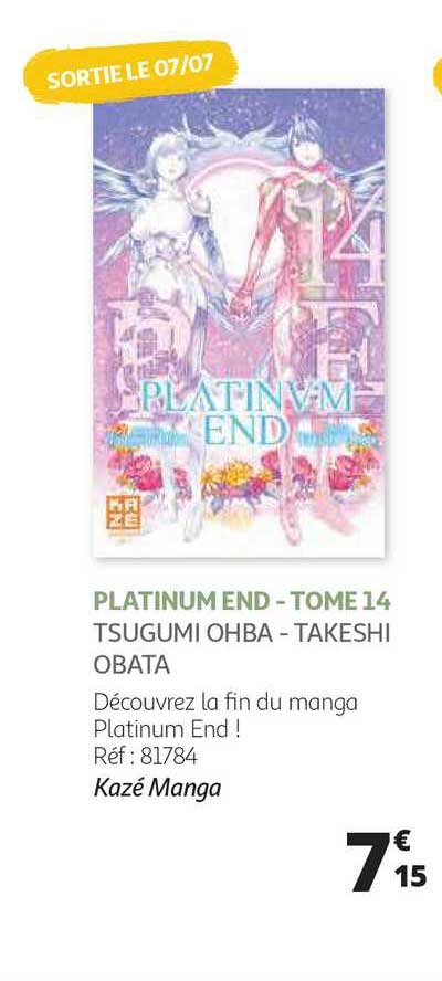 platinum end - tome 14 - tsugumi ohba - takeshi obata