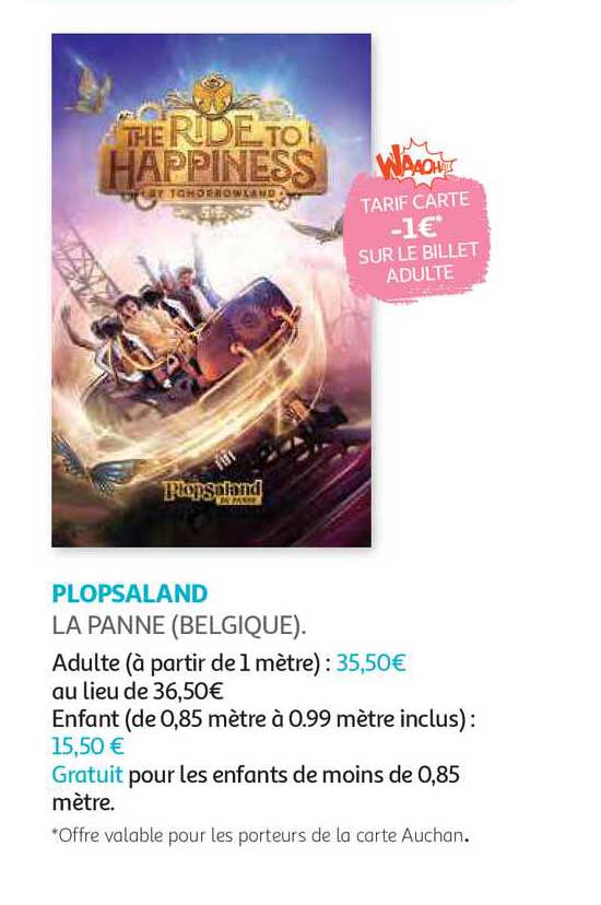 plopsaland la panne (belgique)