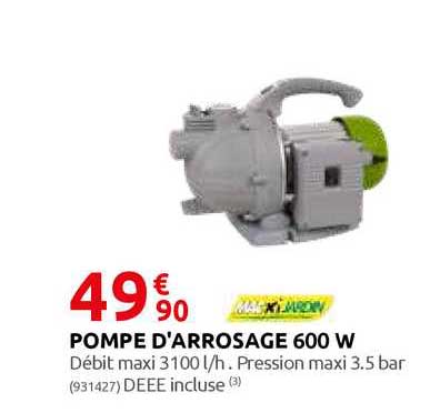 Pompe D'arrosage 600 W Macxi Jardin