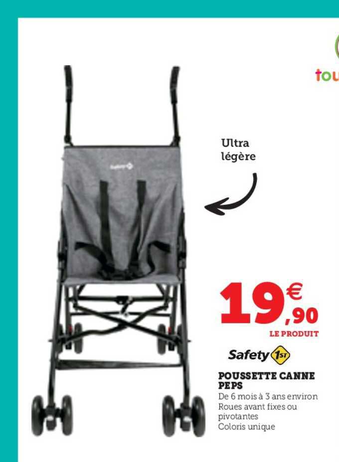 poussette canne peps safety 1st