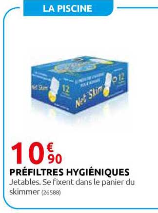 préfiltres hygiéniques