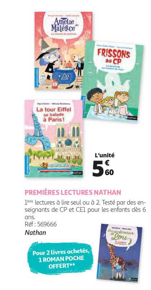 premières lectures nathan