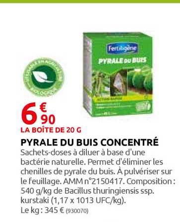 pyrale du buis concentré fertiligène
