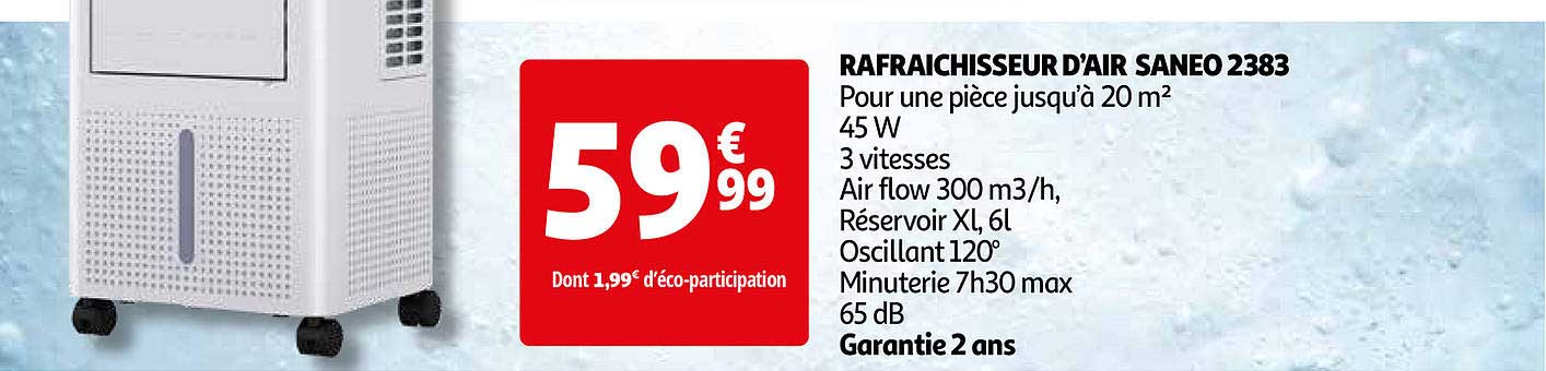 rafraîchisseur d'air saneo 2383