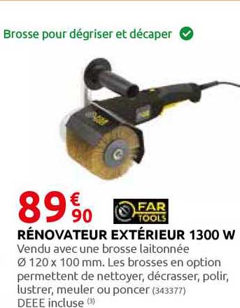 rénovateur extérieur 1300 w far tools