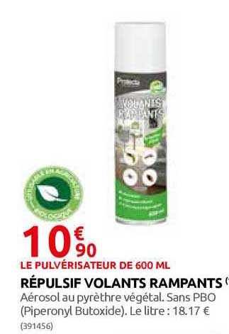 répulsif volants rampants