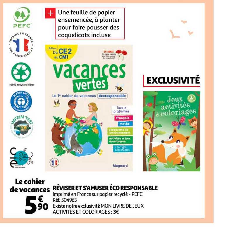 réviser et s'amuser éco responsable