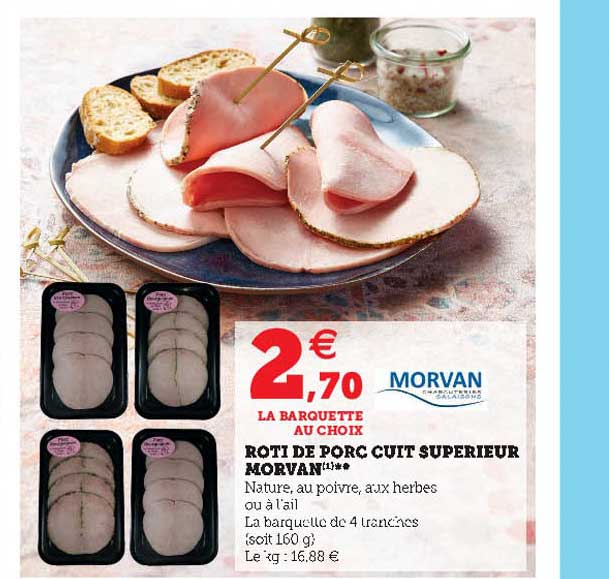 Rôti De Porc Cuit Supérieur Morvan
