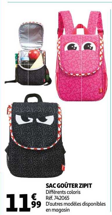 sac goûter zipit