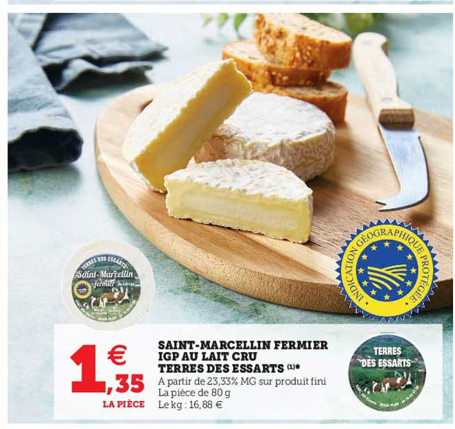 saint-marcellin fermier igp au lait cru terres des essarts
