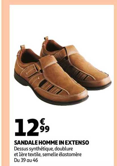 sandale homme in extenso