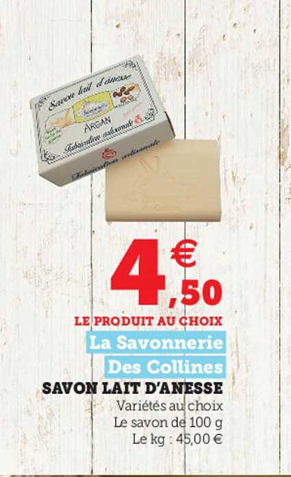 savon lait d'anesse la savonnerie des collines