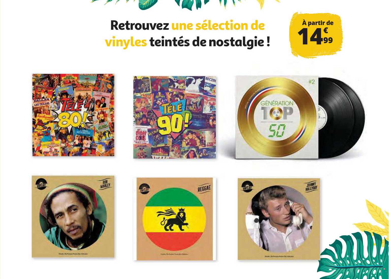 sélection de vinyles teintés de nostalgie !