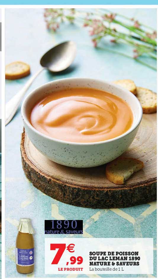 soupe de poisson du lac leman 1890 nature & saveurs