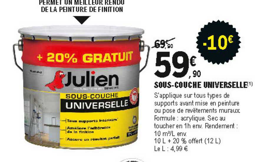 sous-couche universelle julien