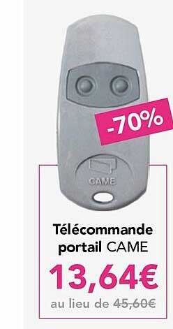 télécommande portail came