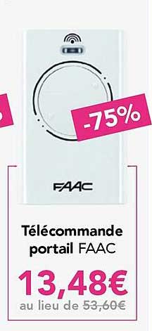 Télécommande Portail Faac