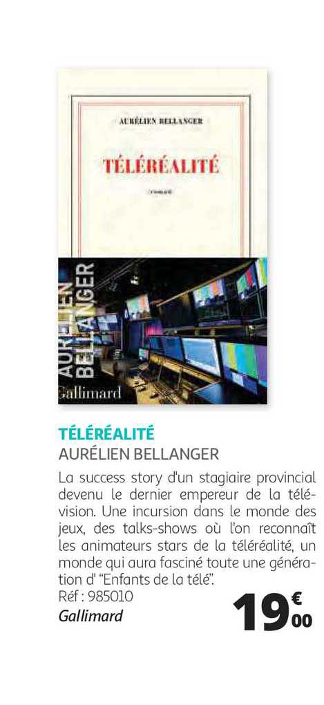 téléréalité - aurélien bellanger