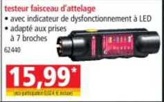 testeur faisceau d'attelage