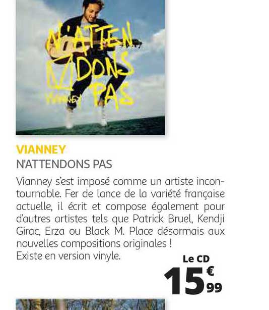 vianney - n'attendons pas