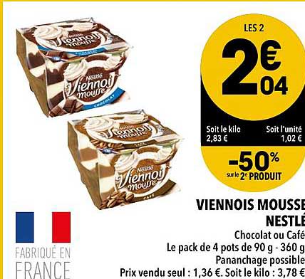 Viennois Mousse Nestlé
