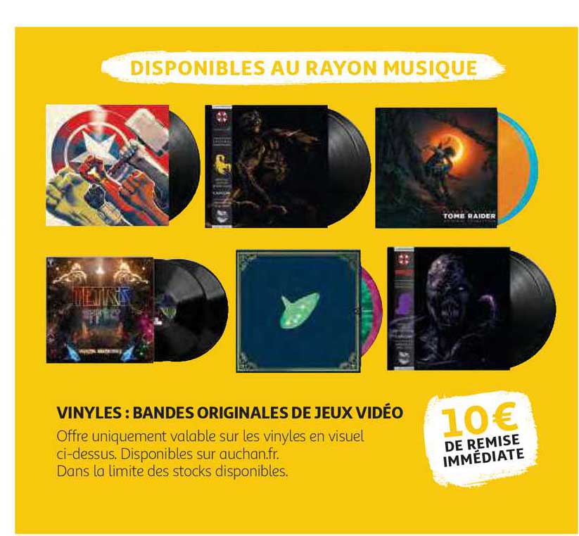 vinyles : bandes originales de jeux vidéo