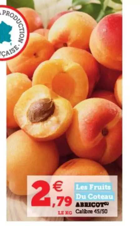 abricot les fruits du coteau