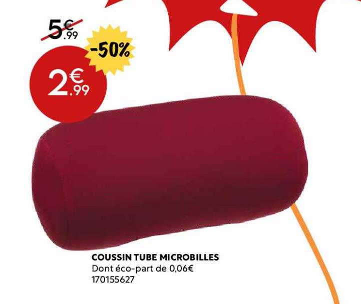 Coussin Tube Microbilles
