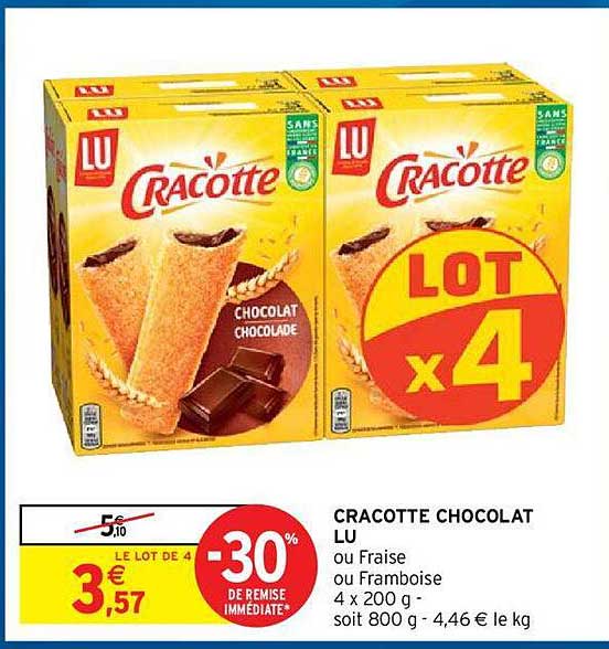 Cracotte Chocolat Lu