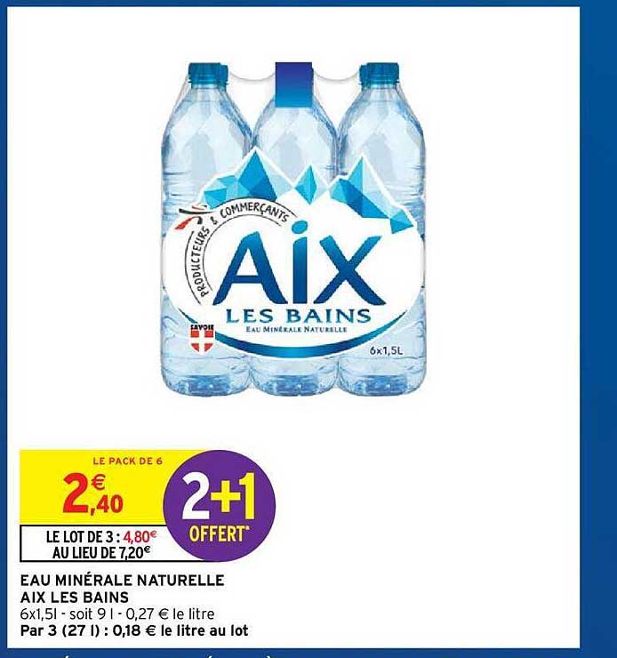 Eau Minérale Naturelle Aix Les Bains