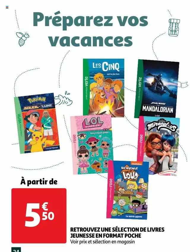 livres jeunesse en format poche
