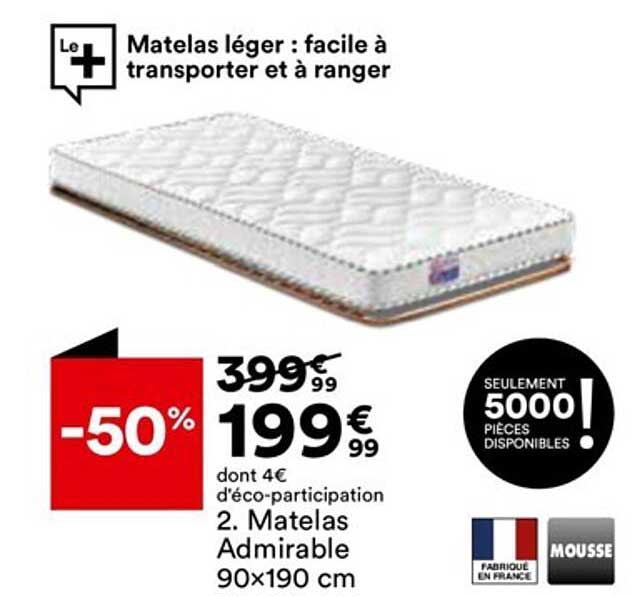 matelas admirable
