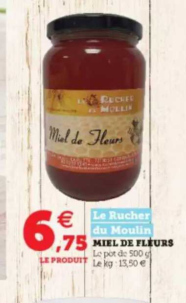 miel de fleurs le rucher du moulin