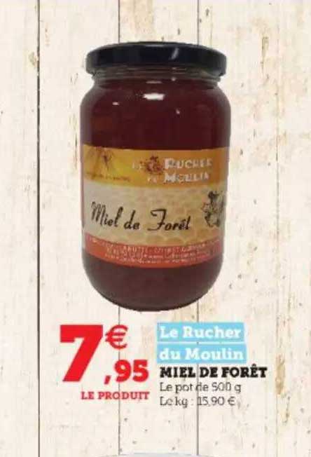 miel de forêt le rucher du moulin