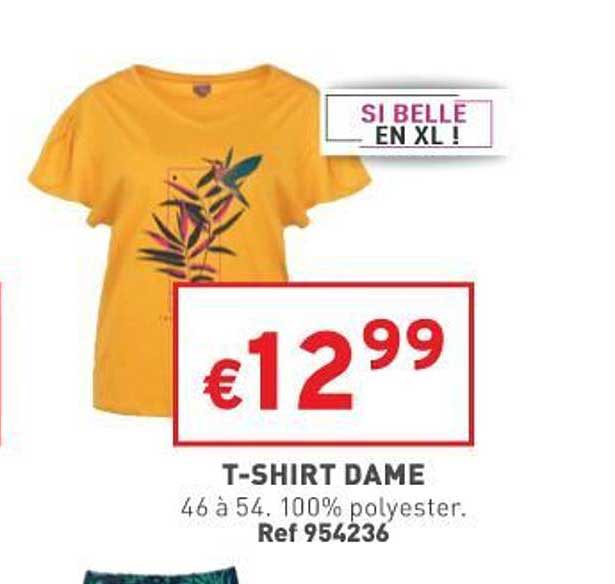 t-shirt dame