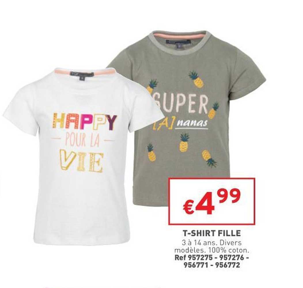 t-shirt fille