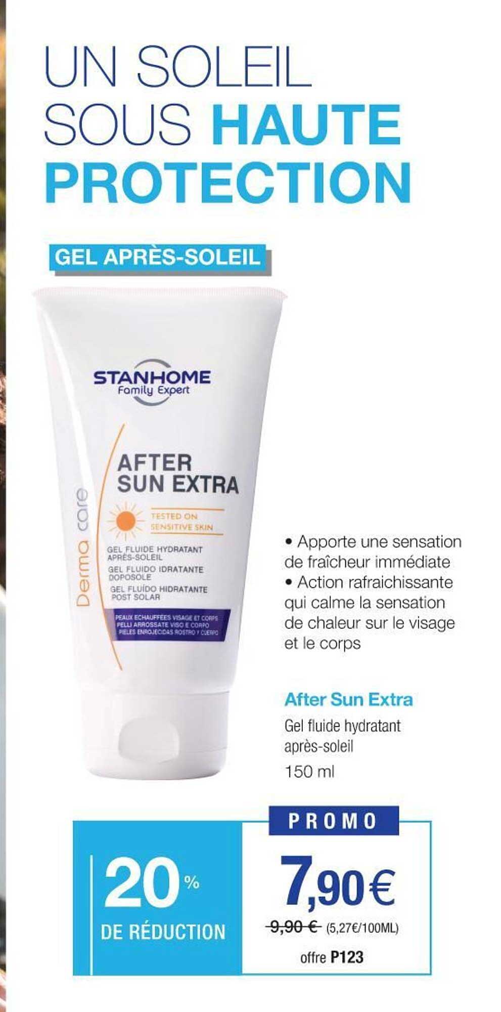 after sun extra gel fluide hydratant après-soleil