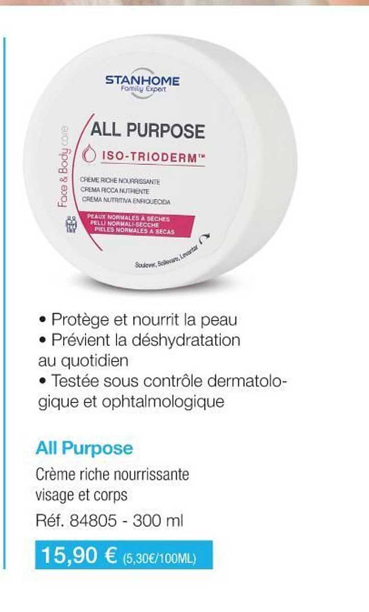 all purpose crème riche nourrissante visage et corps