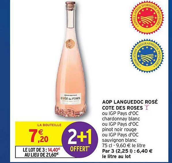Aop Languedoc Rosé Côte Des Roses