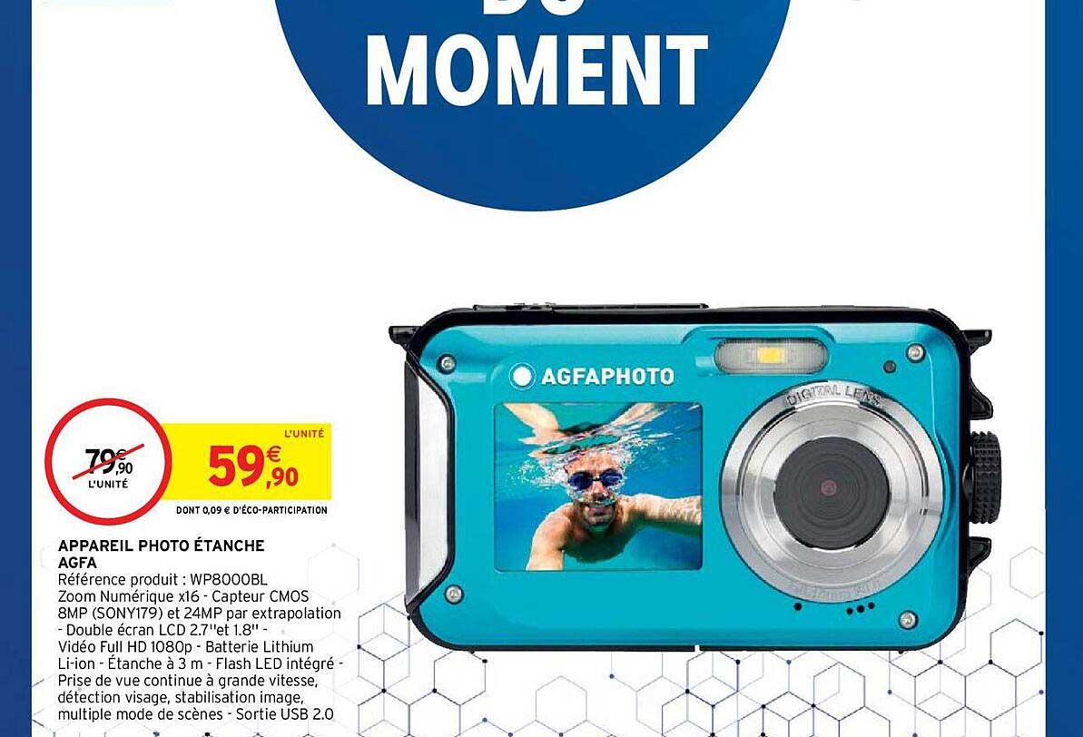 appareil photo étanche agfa