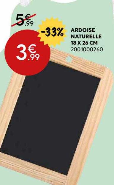 Ardoise Naturelle 18 X 26 Cm