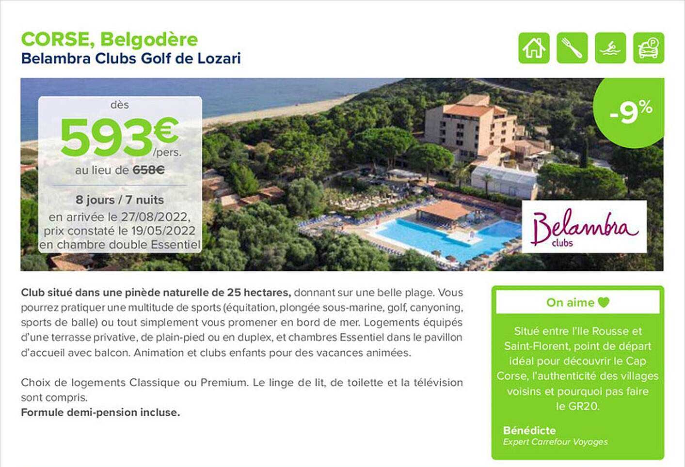 belambra clubs golf de lozari